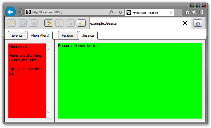 Example Javascript Screenshot